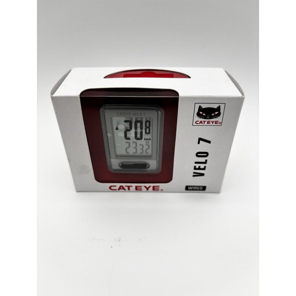 New CatEye Velo 7 Cycling Computer WIRED. New In Box
